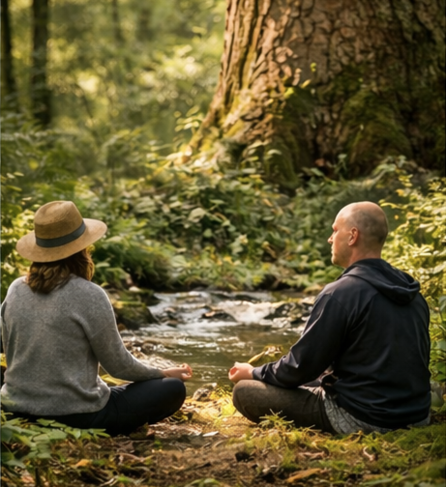 Se reconnecter à soi lors d'un bains de forêt