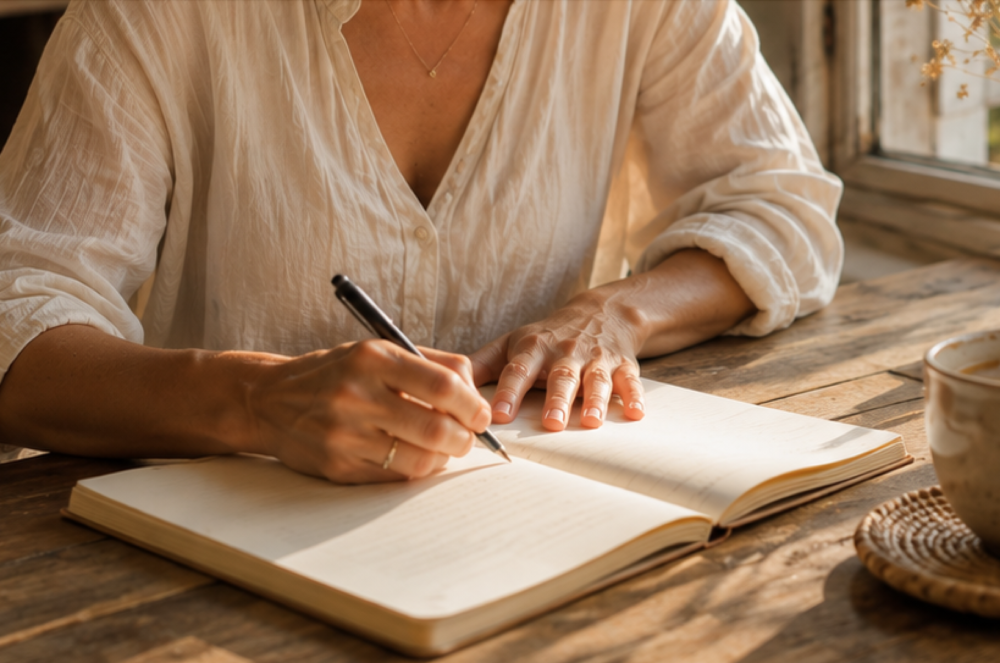 femme-hypersensible-carnet-emotions-recentrage